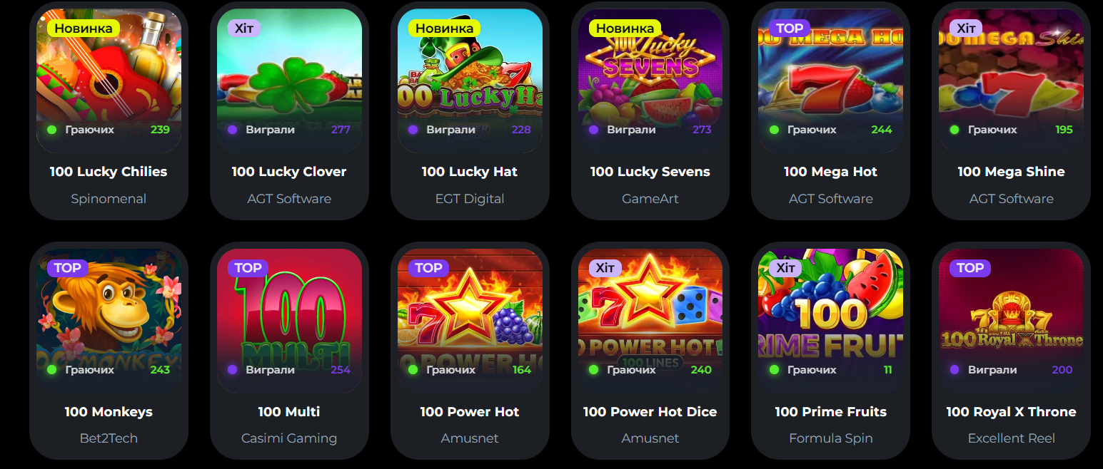 Beton Casino Слоти